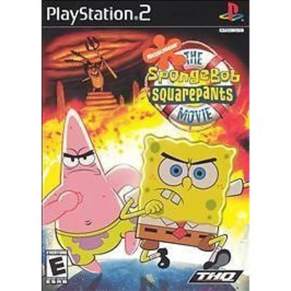 SpongeBob SquarePants Movie 🧽 Sony PlayStation 2 🍍 PS2 🍔 TESTED 🌊 CIB 🌊